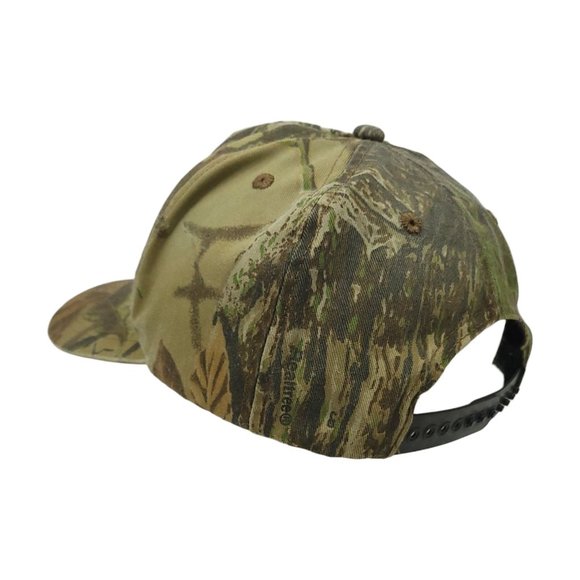 Vintage Realtree Camo Snapback Cap Trucker Hunter Baseball Hat USA Made - Picture 13 of 14